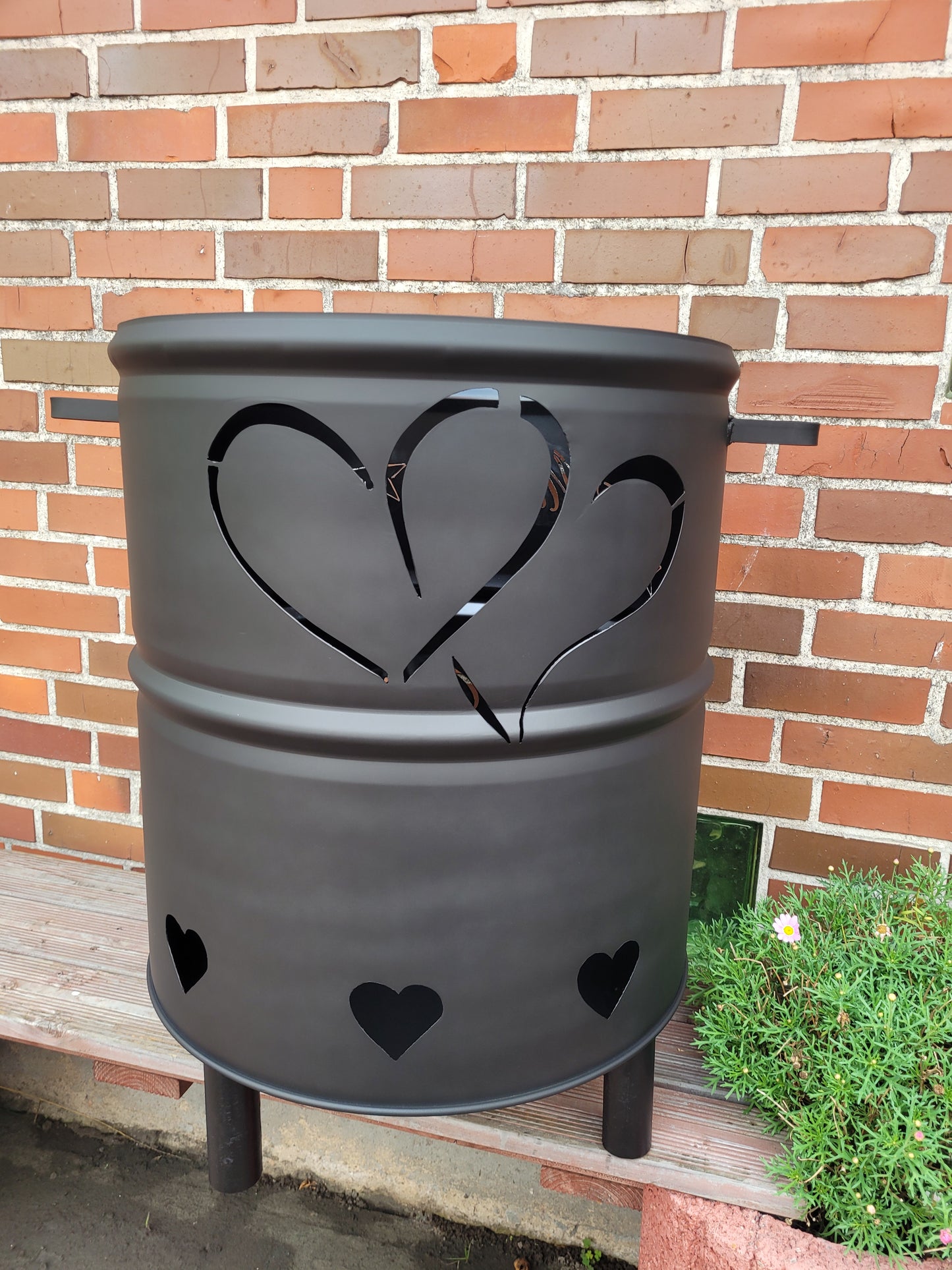 Fire bowl XL with desired motif