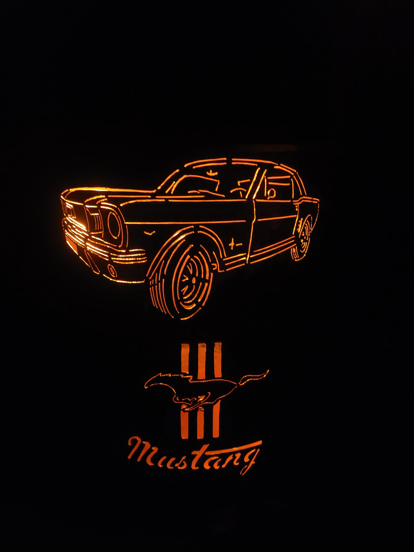 Feuertonne Mustang
