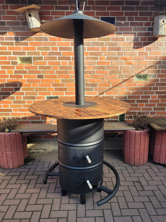 Ersatztür für Feuertonne & beheizten Stehtisch – Stahl