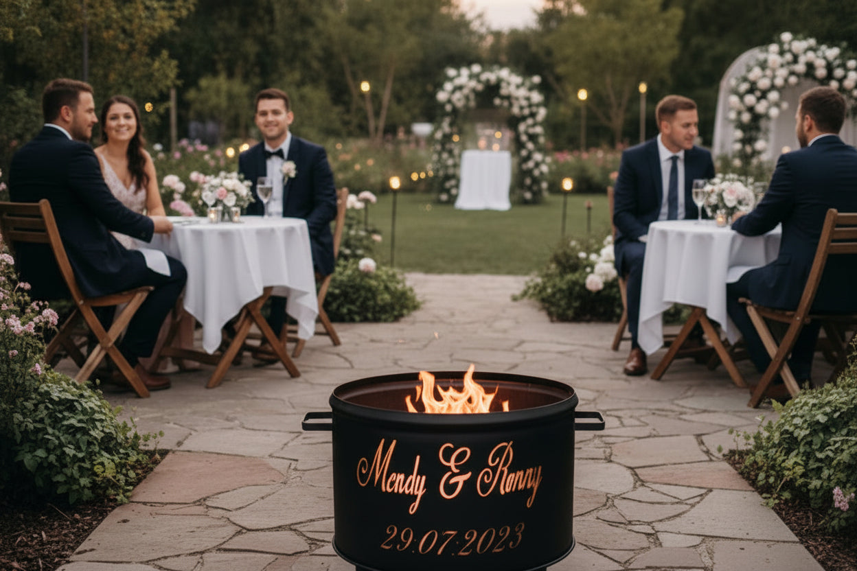 Feuerschale klein mit Wunschmotiv