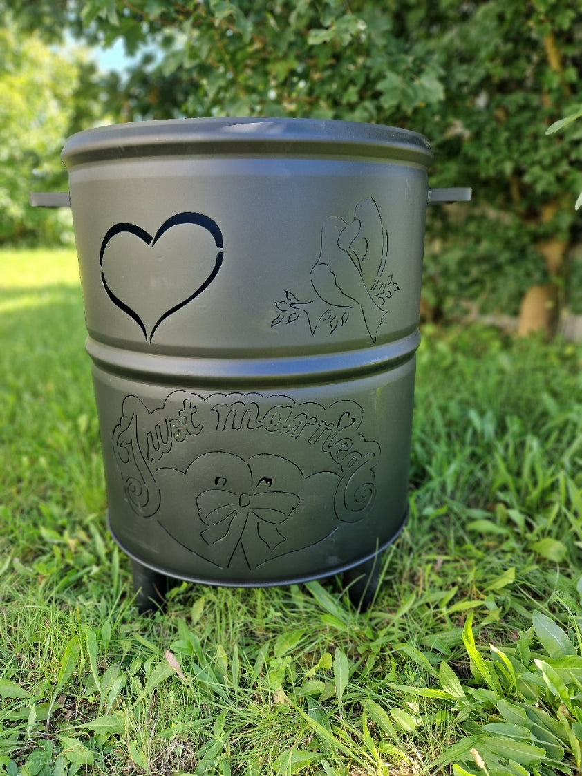 Fire bowl with your desired motif