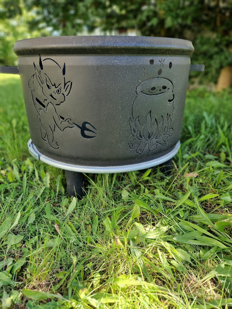 Fire bowl with your desired motif