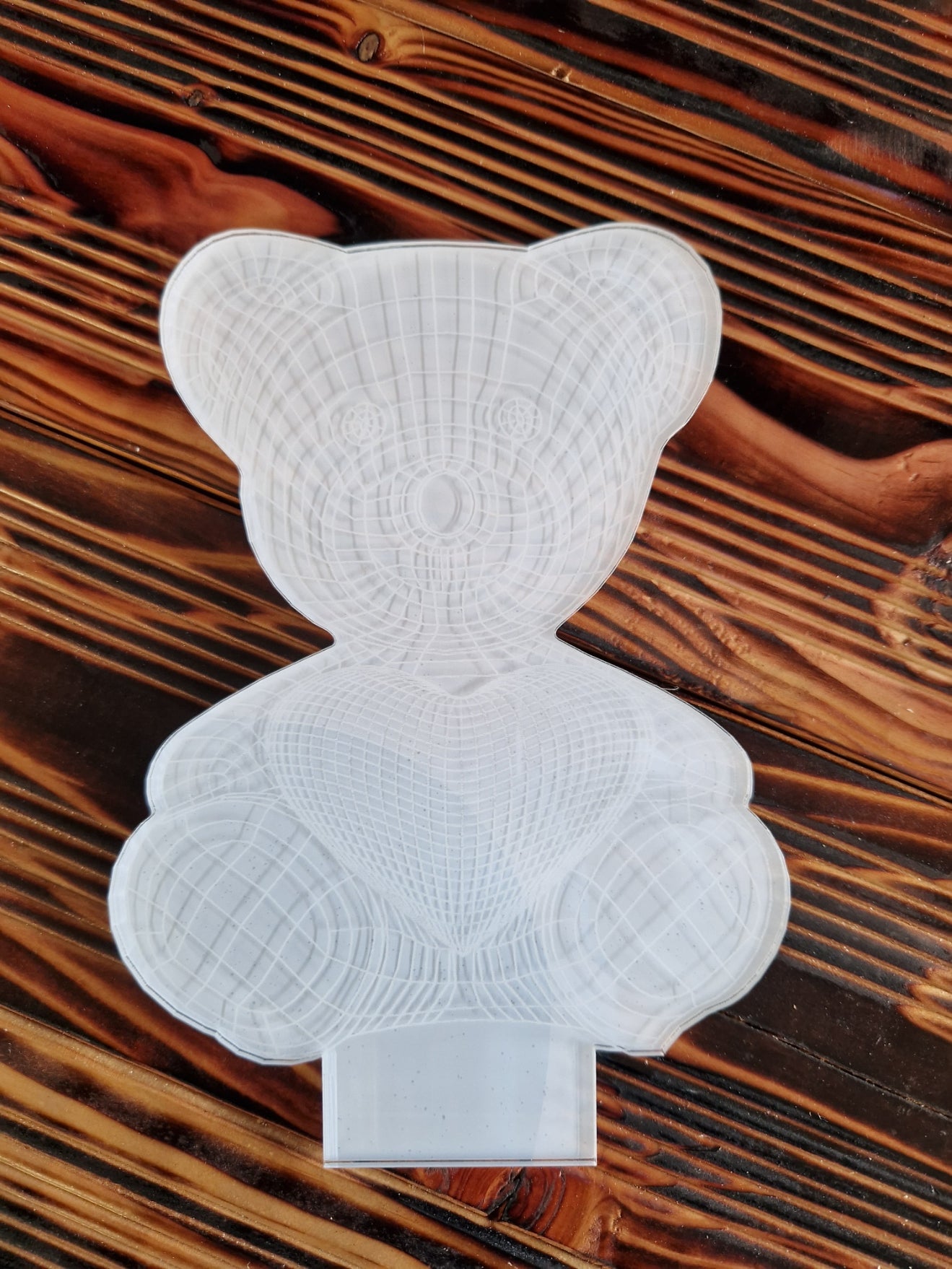 Night light bear with heart