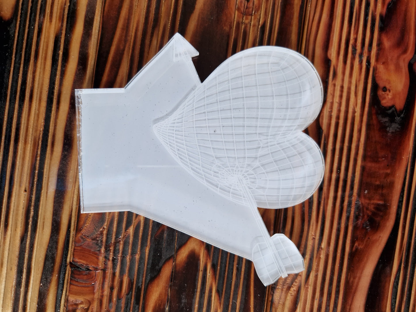 Nachtlicht Herz mit Pfeil 3D
