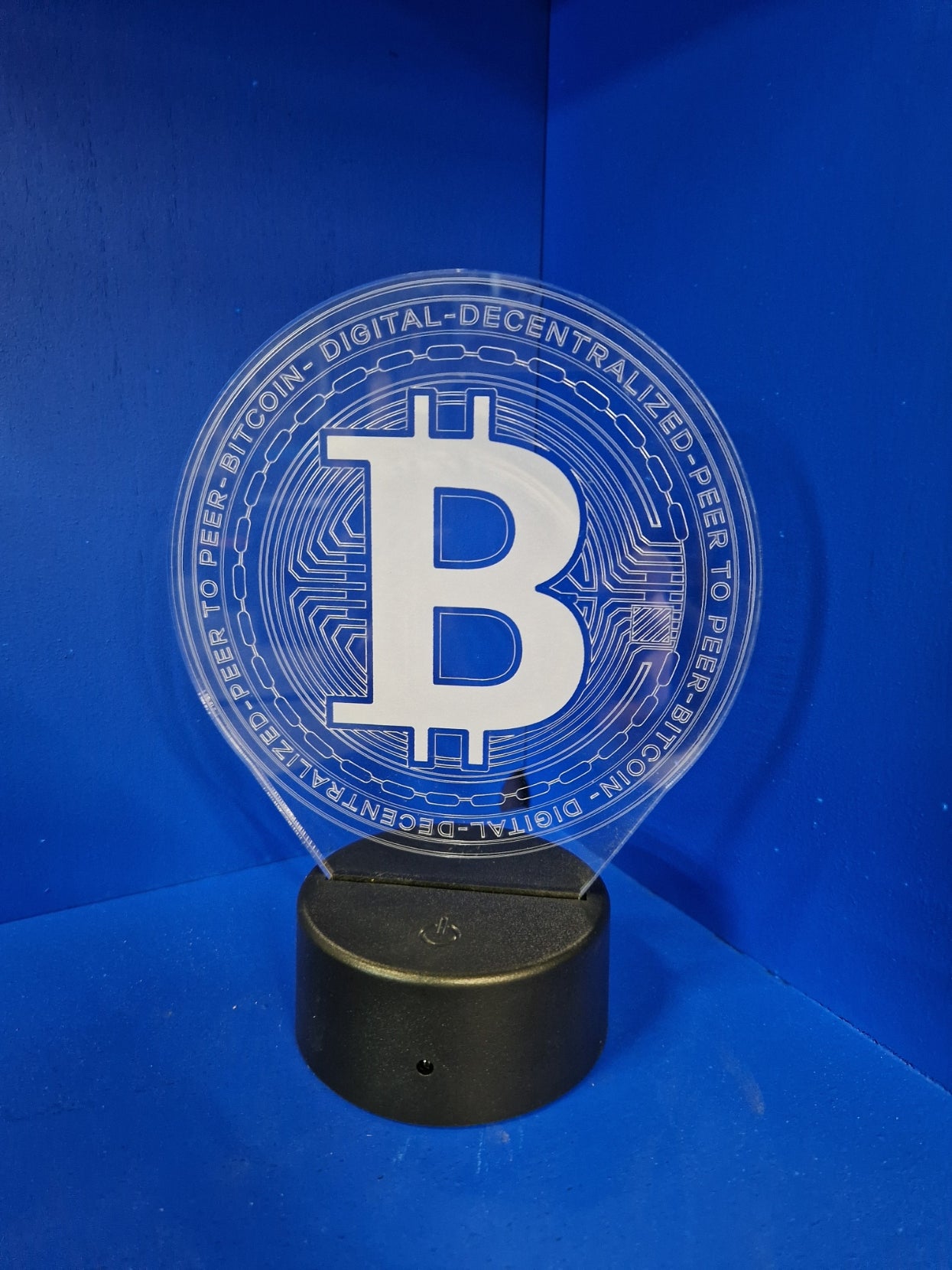 Nachtlicht Bitcoin