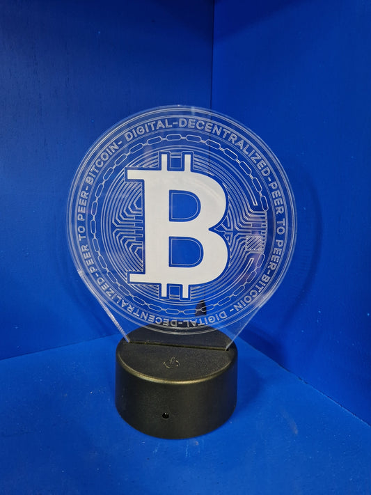 Nachtlicht Bitcoin