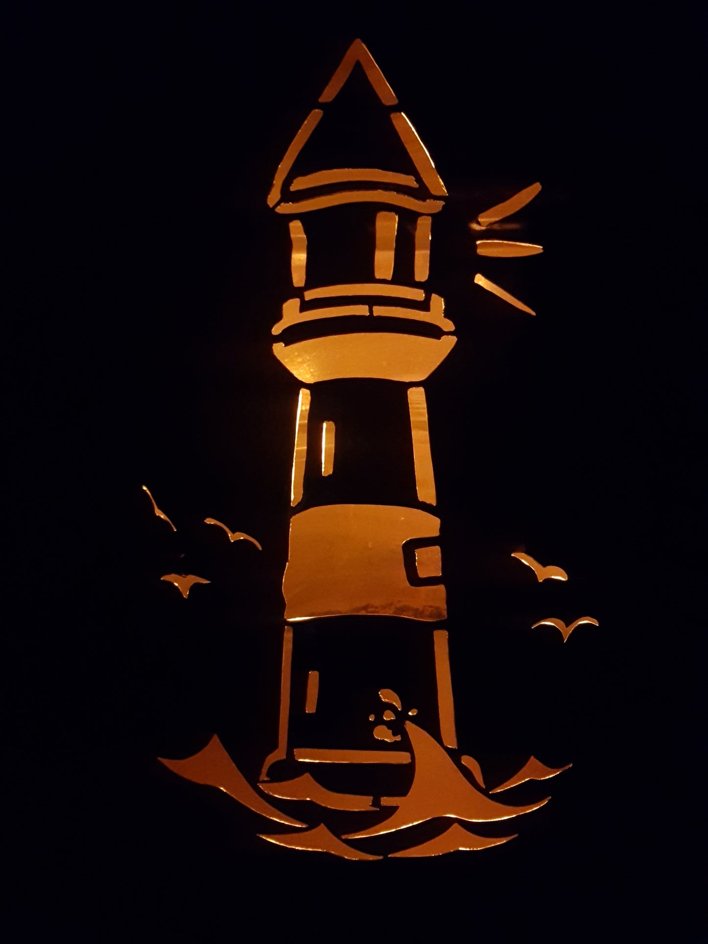 Feuertonne Leuchturm