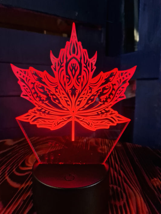 Night light plastic “maple” 