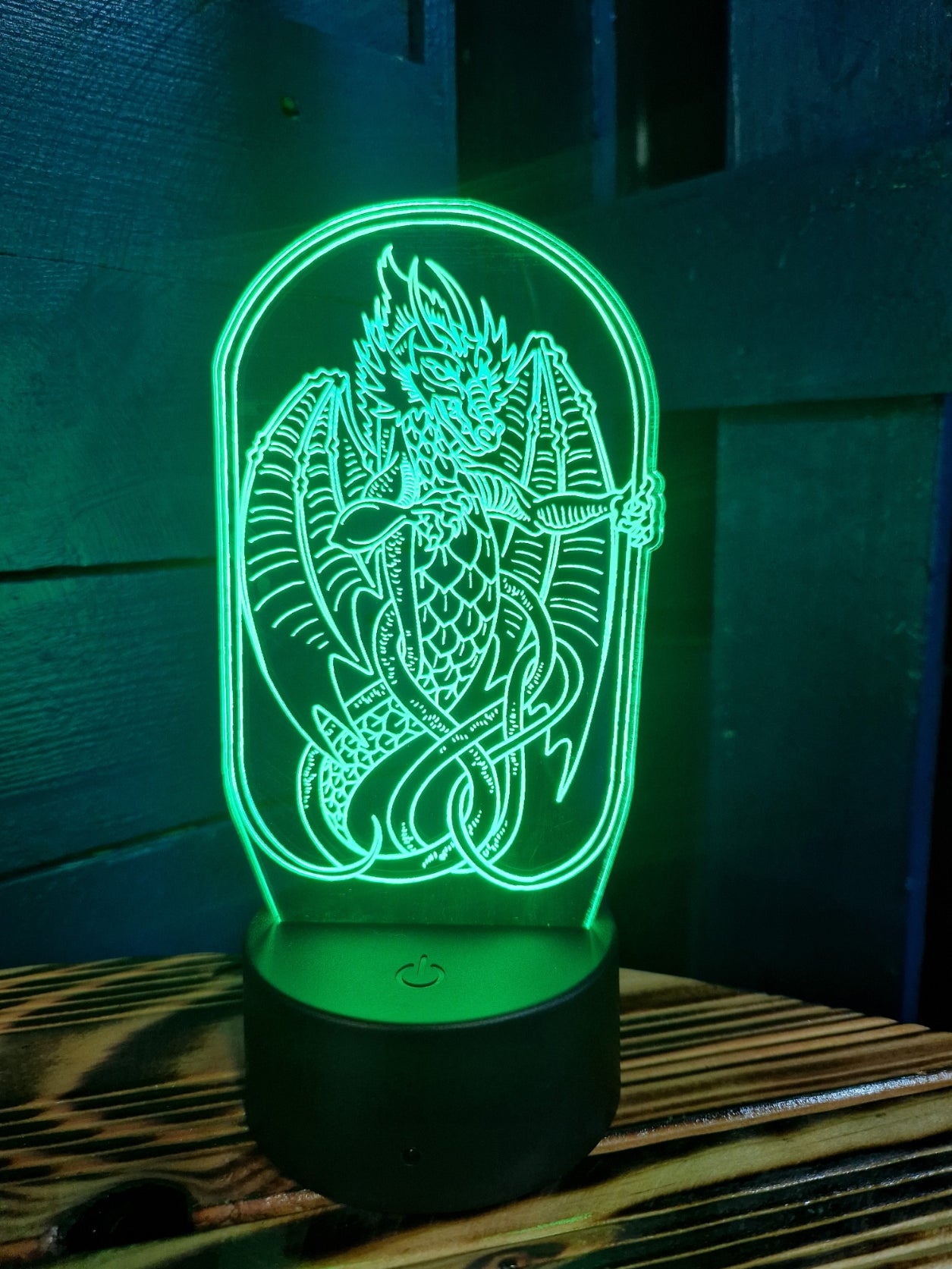 Night light dragon motif 3 