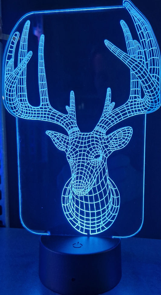 Night light deer 3 D 