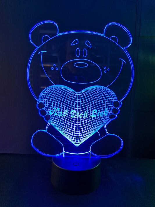 Night light Love you bear 