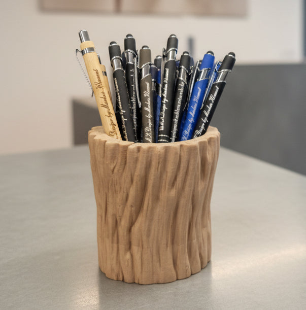 Personalisierte Stylus Kugelschreiber – 2-in-1 + Schwarze Seidentasche 50 Stück