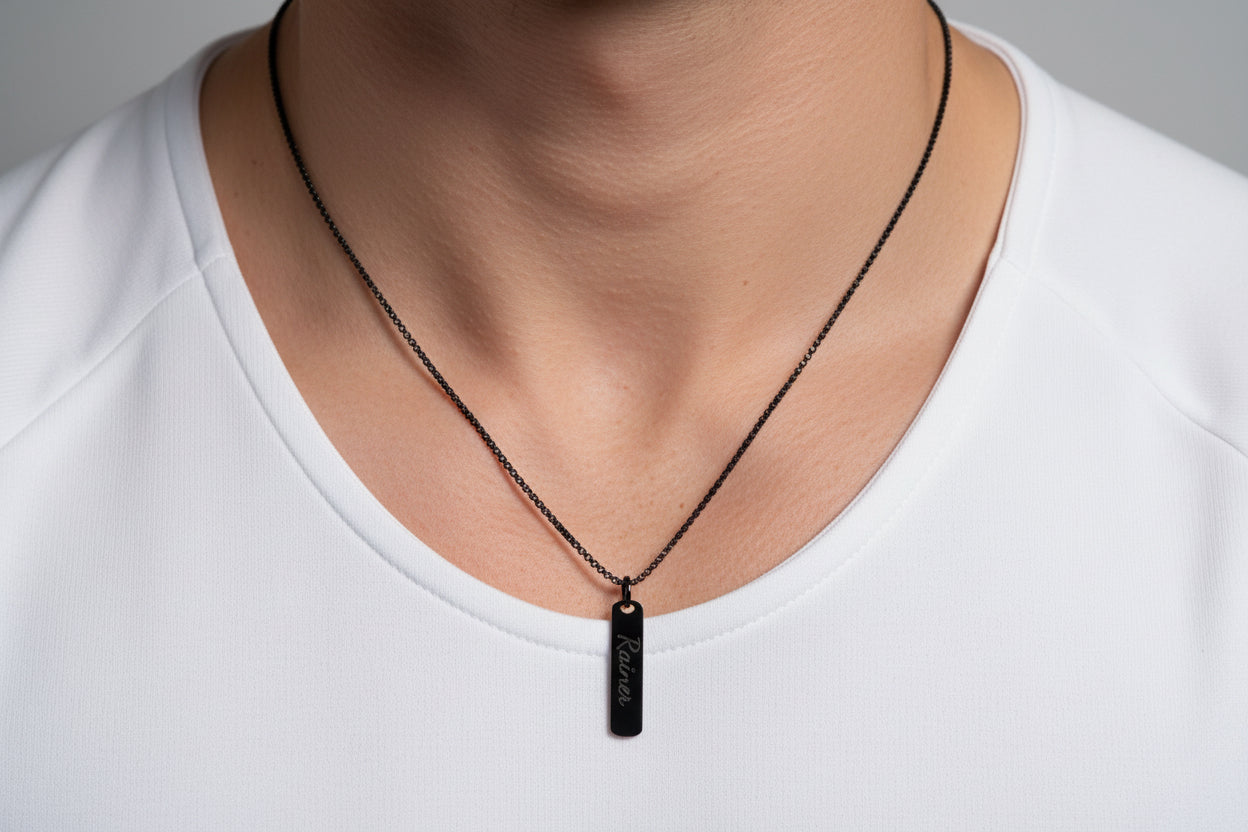 Halskette mit Gravur