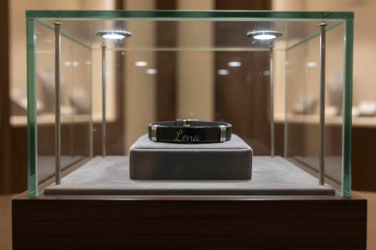 Sportliches Armband mit Gravur