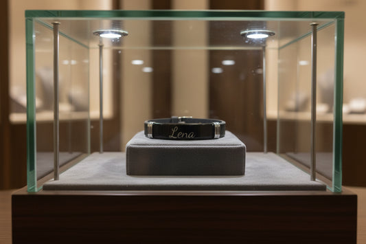 Sportliches Armband mit Gravur