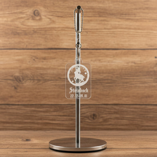 Acryl Schlüsselanhänger Sternzeichen Steinbock