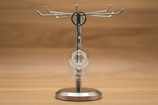 Acryl Schlüsselanhänger Sternzeichen Waage