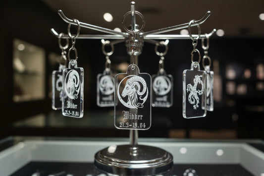 Acryl Schlüsselanhänger Sternzeichen Widder