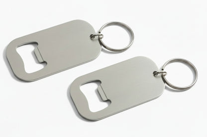 Flaschenöffner mit Wunschmotiv und Personalisierung Edelstahl