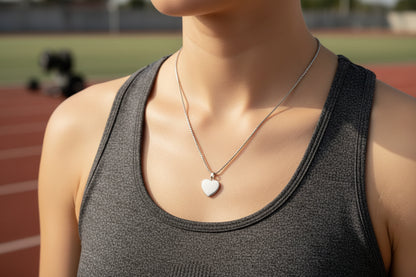 Halskette mit Herz und Gravur