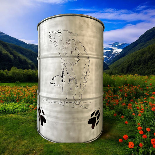 Feuertonne Wolf