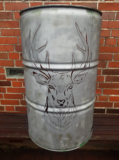 Fire barrel deer