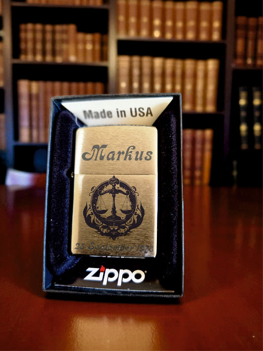 Zippo Original Sternzeichen Waage