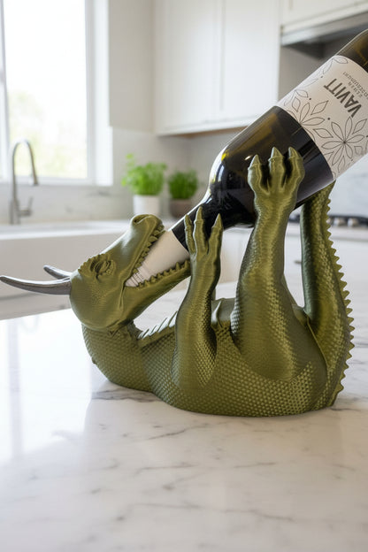 3D Druck Flaschenhalter Drache – Weinflaschenhalter