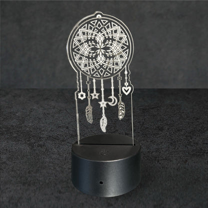 Night light plastic “dream catcher” 