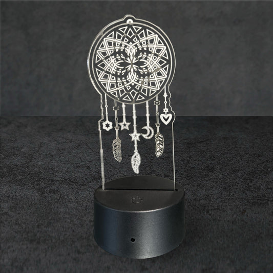 Night light plastic “dream catcher” 