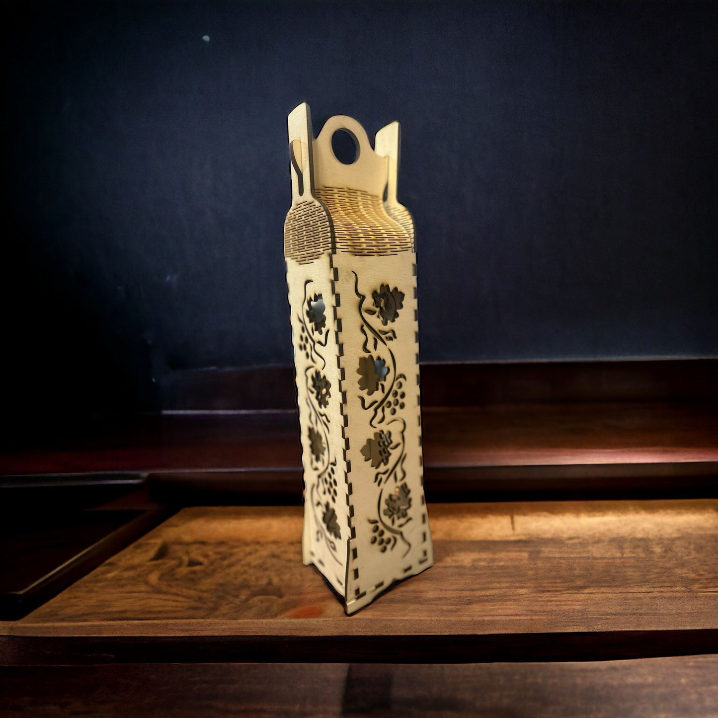 Wooden wine packaging "Motif 9"